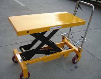 भारी वजन मैनुअल लिफ्ट टेबल, सामग्री छोटे हाइड्रोलिक लिफ्ट टेबल हैंडलिंग