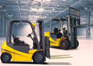 Four Wheels 3ton Electric Warehouse Forklift Trucks With 3m Lift Height